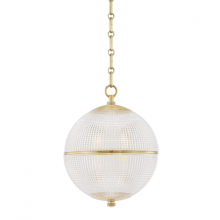 Hudson Valley MDS800-AGB - Sphere No. 3 Pendant
