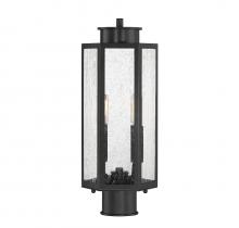  V6-L5-5104-BK - Hawthorne 2-Light Outdoor Post Lantern in Black