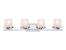  V6-L8-5250-4-11 - Klein 4-Light Bathroom Vanity Light in Polished Chrome