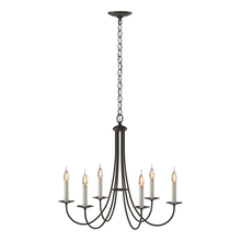  101160-SKT-07 - Simple Sweep 6 Arm Chandelier