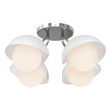  121375-SKT-85-02-GG0711 - Brooklyn 4-Light Single Shade Semi-Flush