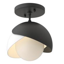  121377-SKT-10-02-GG0711 - Brooklyn 1-Light Double Shade Semi-Flush