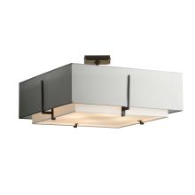  126513-SKT-14-SF2012-SJ2401 - Exos Square Large Double Shade Semi-Flush