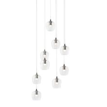  131103-SKT-LONG-07-ZM0709 - Ume 9-Light Pendant