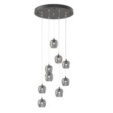  131103-SKT-STND-20-YL0709 - Ume 9-Light Pendant