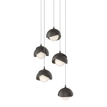  131125-SKT-LONG-07-14-GG0711 - Brooklyn 5-Light Double Shade Pendant