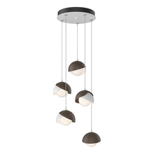  131125-SKT-STND-02-05-GG0711 - Brooklyn 5-Light Double Shade Pendant