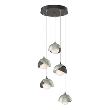  131125-SKT-STND-07-85-GG0711 - Brooklyn 5-Light Double Shade Pendant