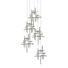  131128-SKT-LONG-82-YC0305 - Tura 5-Light Frosted Glass Pendant