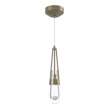  161040-SKT-STND-84-ZM0434 - Link Clear Glass Low Voltage Mini Pendant