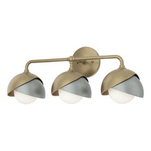  201375-SKT-84-82-GG0711 - Brooklyn 3-Light Double Shade Bath Sconce