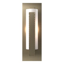  217185-SKT-84-GG0065 - Forged Vertical Bar Sconce - Steel Backplate