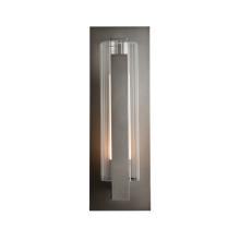  307283-SKT-77-ZU0662 - Vertical Bar Fluted Glass Large Outdoor Sconce