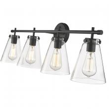  8124-MB - Aliza 4-Light Vanity Matte Black