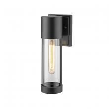  8212-PBK - Hester 1-Light Outdoor Wall Sconce Powder Coated Black