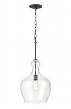  4211-MB - Corra 1-Light Pendant light Matte Black