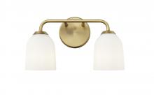  22302-VB - Norah 2-Light Vanity Vintage Brass