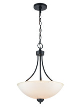  9802-MB - Ivey Lake 2-Light Pendant light Matte Black