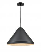  RCC13-SB - R Series 1-Light Cord Hung Cone Satin Black