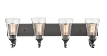  1494-MB - Natalie 4-Light Vanity Matte Black