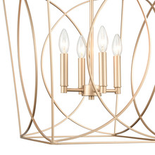  4000-PMG - Tracy 4-Light Pendant light Painted Modern Gold