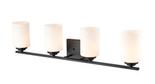  3184-MB - Durham 4-Light Vanity Matte Black