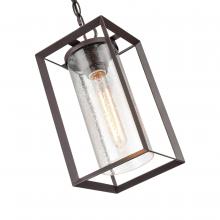  4571-PBZ - Wheatland 1-Light Outdoor Hanging Lantern Powder Coated Bronze