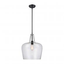  99401-MB - Puckette 1-Light Pendant Light Matte Black