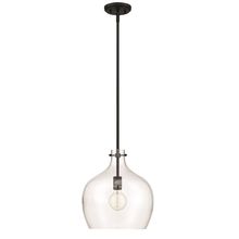  2071-MB - 1-Light Pendant light Matte Black