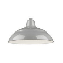  RWHS17-GY - R Series 1-Light Warehouse Shade Gray