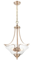  1473-MG - Natalie 3-Light Pendant light Modern Gold