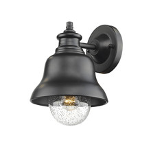  2510-PBK - Kings Bay 1-Light Outdoor Wall Sconce Powder Coated Black