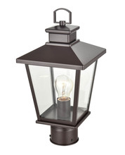  4741-PBZ - Bellmon 1-Light Outdoor Post Lantern Powder Coated Bronze