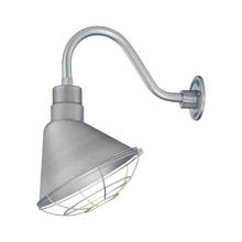  RAS12-GA - R Series 1-Light Angle Shade Galvanized