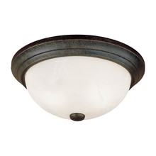  561-BG - 2-Light Flushmount Ceiling Light Burnished Gold