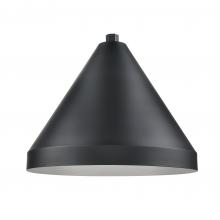  RCS17-SB - R Series 1-Light Cone Shade Satin Black