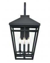  82104-TBK - Seager 3-Light Outdoor Wall Sconce Textured Black