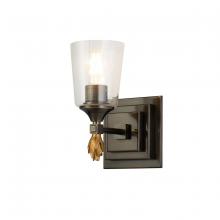  BB1022DB-1-F1G - Vetiver 1 Light Dark Bronze With Gold Accent