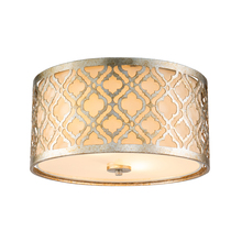  GN/ARABELLA/F-S - Arabella Ceiling Flush Mount in Weathered Silver Flush mount By Lucas McKearn