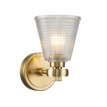  BB-GUNNIS1-BB - Gunnislake1 1 Light Bath Light in Brushed Brass