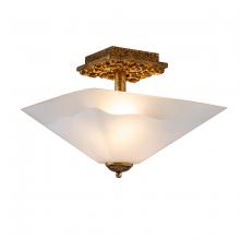  FM1002G-2 - Star Gold Flush Mount