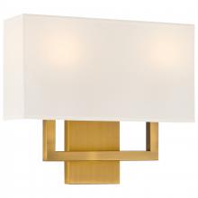  64062LEDDLP-ABB/WH - 2 Light LED Wall Sconce