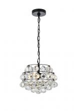  1106D12BK - Savannah 12 Inch Pendant in Black