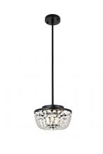  1114D10BK - Gianna 10 Inch Pendant in Black