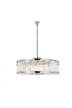  1233G43PN/RC - Chelsea 10 Light Polished Nickel Chandelier Clear Royal Cut Crystal