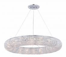  2114G41C/RC - Paris 18 Light Chrome Chandelier Clear Royal Cut Crystal