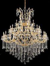  2801G60G/RC - Maria Theresa 49 Light Gold Chandelier Clear Royal Cut Crystal