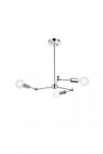  LD2340C - Furlong 3 lights chrome pendant