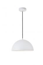  LD4023D14WH - Forte 1 Light White Pendant