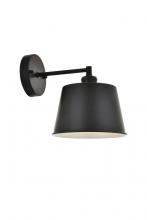  LD4058W8BK - Nota 1 Light Black Wall Sconce